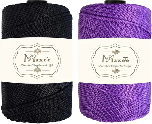 Miniatura 37 de Cordón de macramé premium de poliéster 3 mm × 218 yardas, cordón de macramé 100% polipropileno de 3 mm, ideal para crochet, colgadores de pared, 30