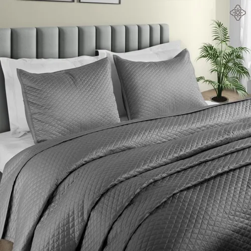 Miniatura 2 de BIOWEAVES Colchas 100% algodón orgánico tamaño Queen – Colchas acolchadas con costuras de diamante – Juego de colcha de gran tamaño para todas