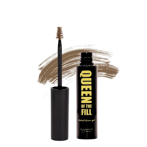 Miniatura 8 de Elizabeth Mott Queen of the Fill Gel tintado para cejas – Relleno de cejas, voluminizador y fijador – Define, da forma y cubre las canas – Marrón