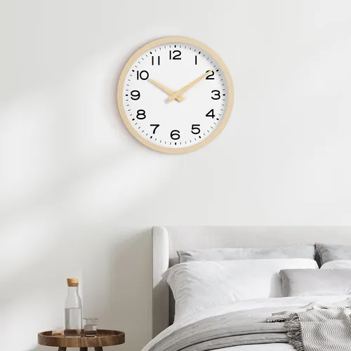 Miniatura 9 de AKCISOT Reloj de Pared de 14 Pulgadas, Relojes de Pared Grandes Bohemios a Batería Sin Tic Tac, Reloj Grande Silencioso Moderno Decorativo para Sala