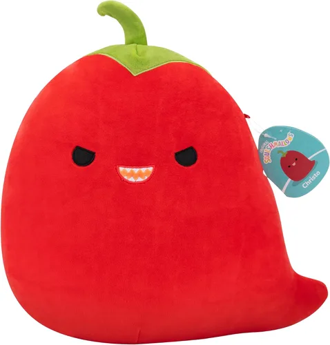 Miniatura 12 de Squishmallows Charles Pickle original de 12 pulgadas con bigote, peluche oficial de Jazwares ultrasuave de tamaño mediano