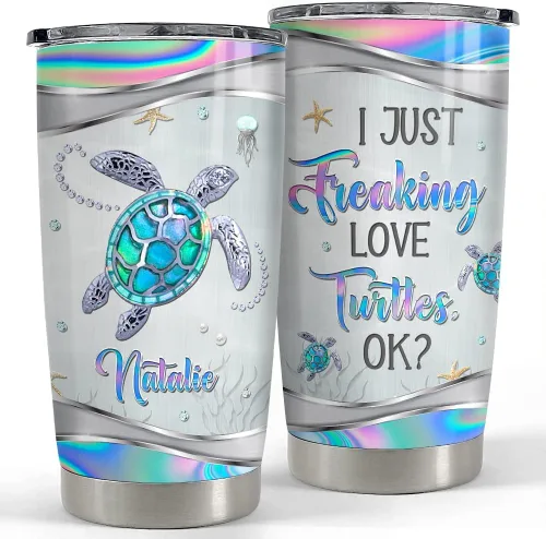 Miniatura 18 de SANDJEST Vaso personalizado de gato negro con texto en inglés «Just A Girls Who Loves Cat», vasos de 20 onzas y 30 onzas con tapa, regalo