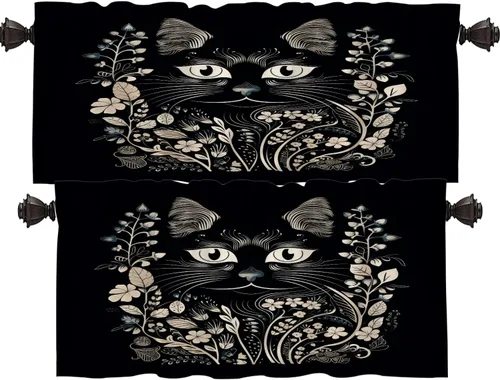 Miniatura 86 de Shrahala Abstract Pattern Geometric Blackout Window Curtains, Concentric Squares Thermal Insulated Curtains Grommet Long Drapes for Bedroom,Living