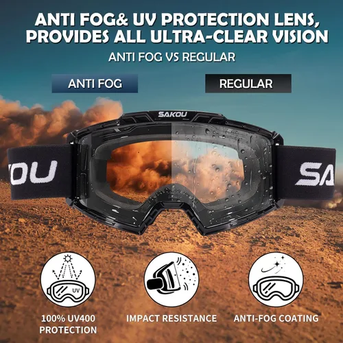 Miniatura 3 de SAKOU Gafas antivaho para niños y jóvenes de 3 a 12 años