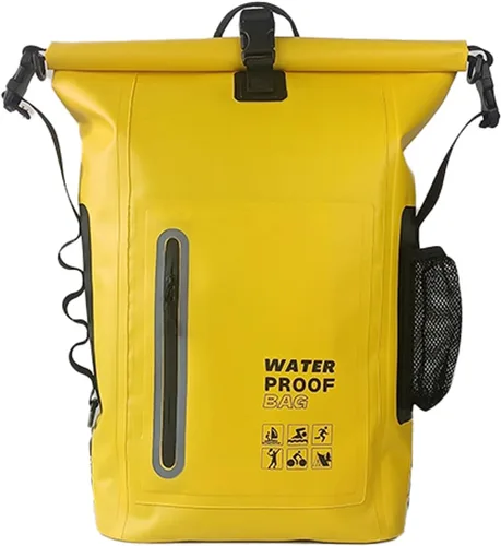 Bolsa seca impermeable de 25 litros – Saco seco flotante y ligero para hombre, mochila impermeable para kayak, canotaje, pesca, natación,