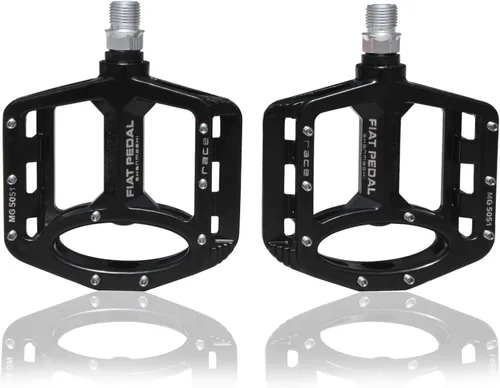 UPANBIKE Pedales de bicicleta de aleación de magnesio 9/16 '' rodamiento de husillo de alta resistencia antideslizante gran plataforma plana para