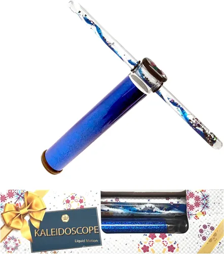 Star Magic Caleidoscopio de varita gigante con purpurina – Caleidoscopio líquido de 9 pulgadas – Un caleidoscopio de color seleccionado al azar en