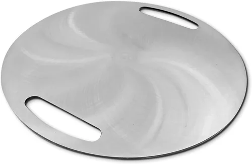 Miniatura 8 de SnS Grills Slow 'N Sear Sartén de Hierro Fundido Drip 'N Griddle de 22", Accesorio de Parrilla Versátil 3 en 1 para Sellar, Plancha y Goteos - Se