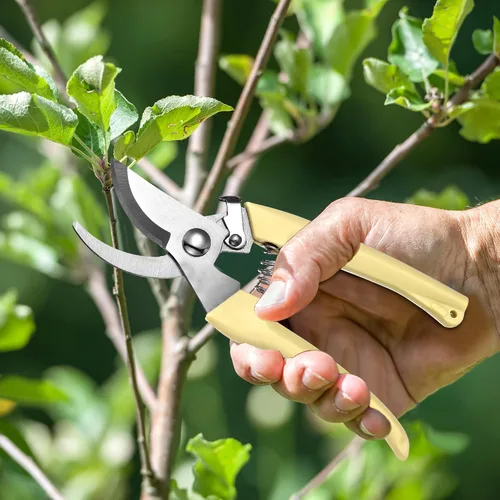 Miniatura 3 de Chumia 6 tijeras de podar de jardín, tijeras de mano resistentes de acero inoxidable para cortar flores, recortar árboles, regalos de jardinería