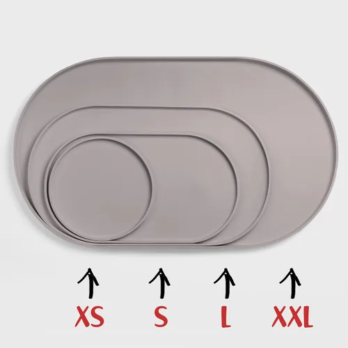 Miniatura 3 de DogBuddy Tapete de comida para perros, impermeable, tapete de silicona para cuencos de comida y agua, tapete antideslizante para alimentación
