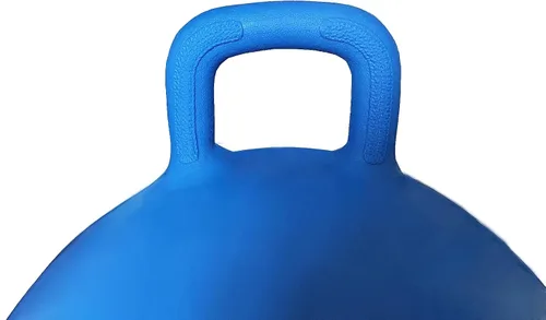 Miniatura 2 de AppleRound Hippity Hoppity - Pelota de salto con bomba, pelota inflable con mango, 20 pulgadas para edades de 7 a 10 años, gorila canguro, tolva Azul