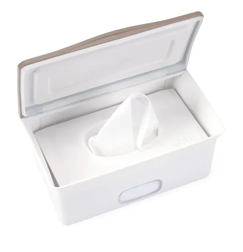 Miniatura 13 de Dispensador de toallitas para bebé Ubbi, estuche de toallitas para bebé, porta toallitas para bebé con placa ponderada, mantiene las toallitas