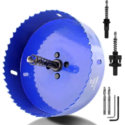 Miniatura 8 de Luomorgo Broca de sierra de agujero de 1.496 in/1 1/2 pulgadas, profundidad de corte HSS de 1 1/4 pulgadas, cortador de agujeros bimetálicos