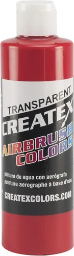 Createx Colors 5117-08 - Pintura para aerógrafo (8 onzas), color rojo brite transparente