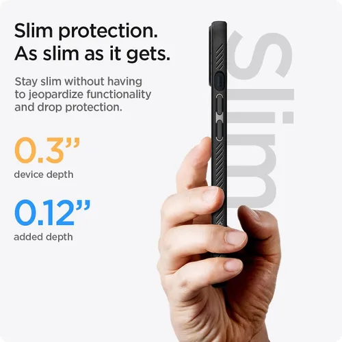 Miniatura 5 de Spigen Liquid Air - Funda diseñada para iPhone 13 (2021), color negro mate
