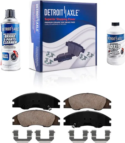Miniatura 19 de Detroit Axle - Pastillas de Freno Delantero para Mercedes- Benz C230 C250 C300 SLK250, Pastillas de Freno Cerámica w/Reemplazo de Hardware