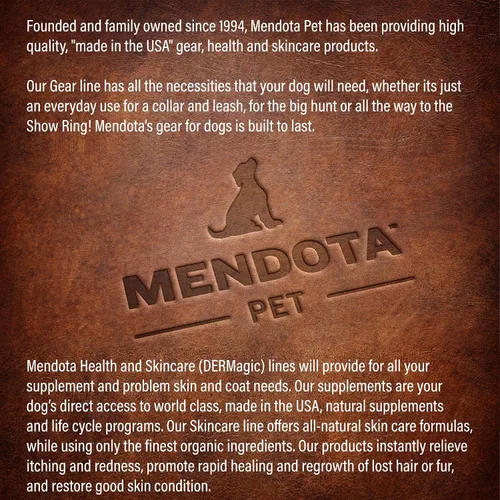 Miniatura 7 de Mendota - Correa deslizante para mascotas, combo de correa y collar para perro, fabricado en los Estados Unidos, zafiro, 1/2 pulgadas x 6 pies