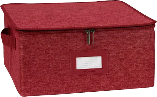 Miniatura 101 de Covermates Keepsakes - Juego de cajas de almacenamiento con cierre de cremallera, paquete de 3 cubos organizadores de poliéster resistente, diseño