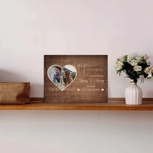 Miniatura 3 de Marco de fotos de boda personalizado con nombre de foto, regalos de boda personalizados para parejas, marco de fotos de boda personalizado, regalo