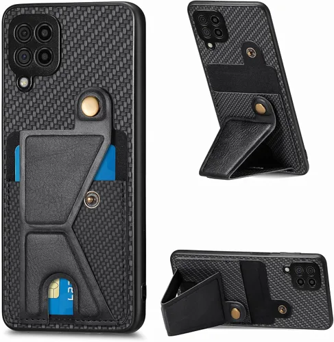 Miniatura 165 de Funda para Xiaomi Poco M5s 4G, Funda para Redmi Note 10 4G / Note 10S 4G / Note 11 SE (India) Funda de cuero PU ranuras para tarjetas Soporte