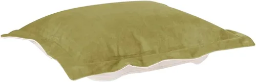 Miniatura 10 de Howard Elliott Collection Cojín otomano con funda, almohadilla cuadrada de repuesto en tela de lino 100% natural para otomana, asiento de sofá