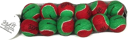 Miniatura 5 de Midlee Pelotas de tenis para perros de Feliz Navidad (pequeño)