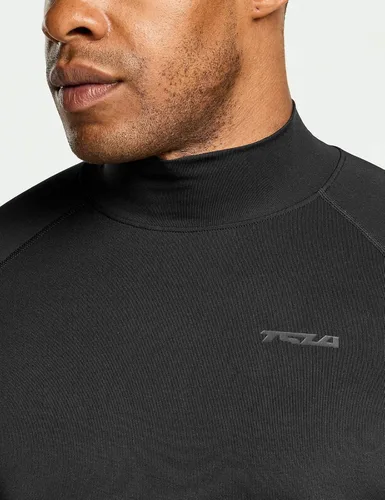 Miniatura 4 de TSLA - Paquete de 1 o 3 camisetas de compresión para hombre de manga larga con SPF 50+, camiseta de entrenamiento, deportiva, de protección