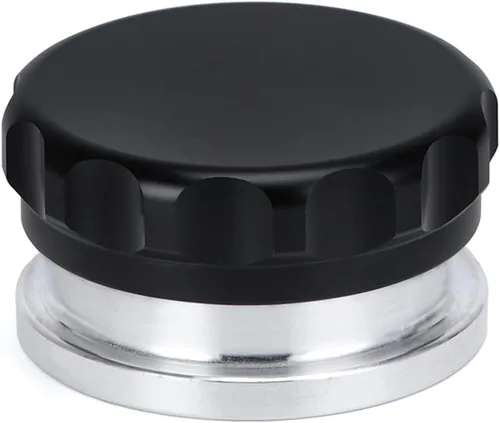 PTNHZ OD 2"/50.8mm Tapa de cuello de llenado de aluminio forjado en billete para tanque de combustible, aceite y agua en color negro