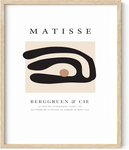 Miniatura 23 de HAUS AND HUES Matisse - Impresión artística minimalista y moderna, arte estético de Henri Matisse, póster abstracto para dormitorio, habitación