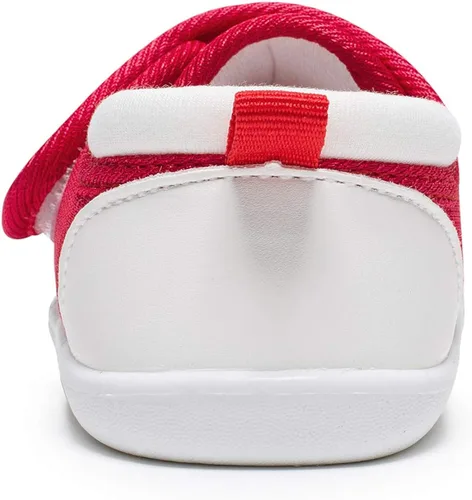 Miniatura 6 de HLMBB Zapatos de caminar para bebés, niñas y niños pequeños de 9, 12, 18, 24 meses, para niños y niñas, con suela de goma dura de malla transpirable