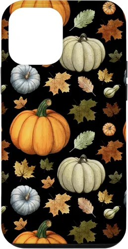 Miniatura 16 de iPhone 16 Falling Leaves Autumn and Pumpkin Happy Fall Case