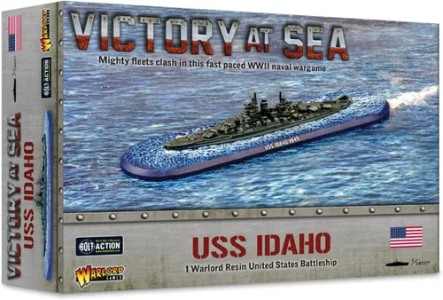Warlord Victory at Sea USS Idaho US Navy for Victory at Sea WWII - Kit de plástico para acorazado de la Segunda Guerra Mundial 742412052, grande