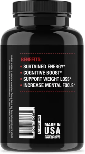 Miniatura 4 de Jocko Fuel Brain Power - Suplementos dietéticos nootrópicos para la memoria y la concentración con L teanina, L carnitina, energía y suplemento