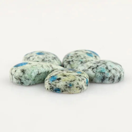 Miniatura 3 de CRYSTALIS Al por mayor 5 piezas de piedra preciosa natural K2 jaspe suelta en bruto, cabujones para hacer joyería, piedras pulidas de chakra