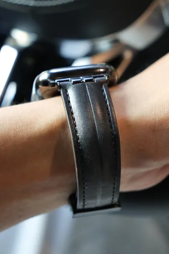Miniatura 3 de Mxiixnai - Correas de cuero compatibles con Apple Watch Band 1.929 in 1.772 in 1.732 in 1.654 in 1.614 in 1.575 in 1.496 in, cuero genuino