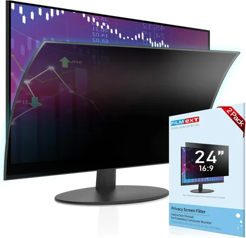 Miniatura 18 de FILMEXT Paquete de 2 Filtros de Pantalla de Privacidad para Computadora de 22 Pulgadas para Monitor de Escritorio/Sin Marco Todo en Uno 16:10
