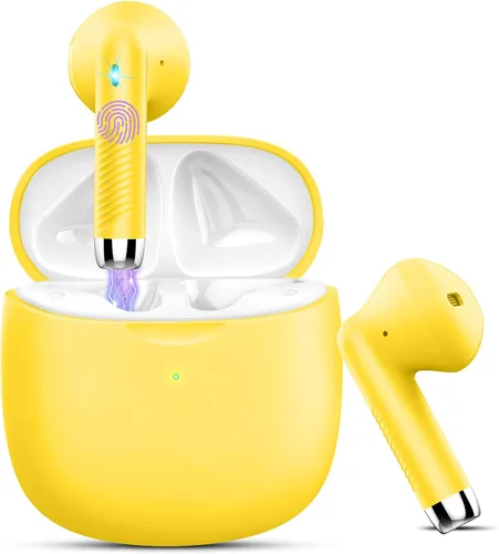 Miniatura 13 de Auriculares inalámbricos, auriculares Bluetooth 5.4 con graves estéreo, auriculares Bluetooth en el oído con cancelación de ruido y micrófono