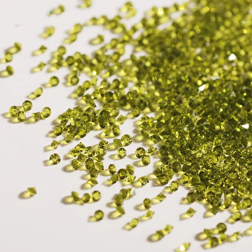 Miniatura 18 de 5000 cuentas de diamantes de imitación de cristal de diamante ultra mini de 0.044 pulgadas con parte trasera plana, cristales iridiscentes, brillo