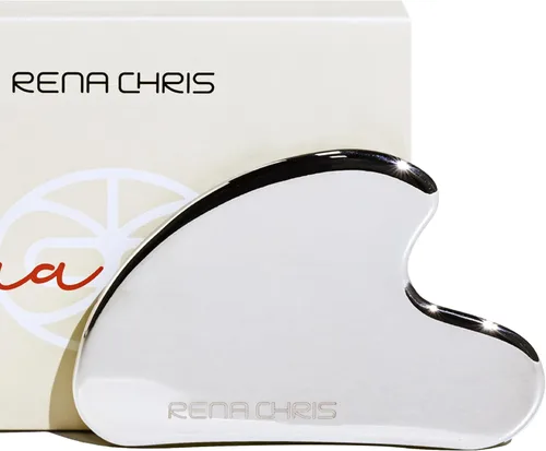 Miniatura 8 de Rena Chris Herramientas Gua Sha Faciales: Herramienta Guasha Natural de Obsidiana para Terapia de Acupuntura Facial, Masajador Facial para Esculpir