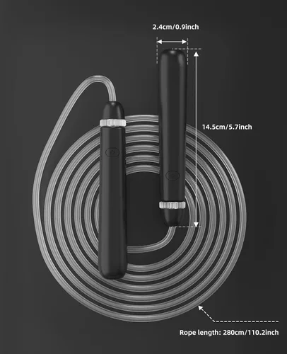 Miniatura 8 de LED Light Up Jump Rope for Kids and Adult, Adjustable Glowing Skipping Rope for Boys and Girls, Colorful Luminous Jumping Rope for Fitness and