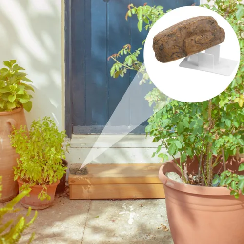 Miniatura 5 de Llavero oculto de piedra sintética para exteriores, jardín, patio, caja de almacenamiento oculta realista, contenedor seguro para rocas artificiales