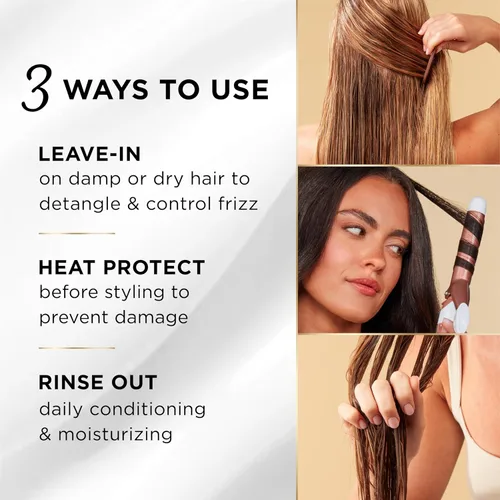 Miniatura 4 de Pantene Miracle Rescue - Acondicionador sin enjuague 3 en 1, acondicionador con enjuague, protector térmico para cabello, desenredante