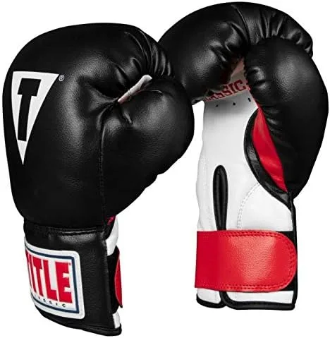 Miniatura 5 de TITLE Boxing Guantes de boxeo clásicos para niños y jóvenes 2.0 - Guantes de boxeo para jóvenes y niños, equipo de boxeo Azul/Blanco/Negro