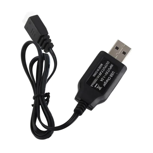 Miniatura 3 de Cable de carga RC, cable de carga USB de metal duradero para camiones a escala 1:12 y vehículos de construcción para aficionados, entusiastas