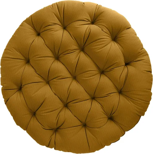 Miniatura 13 de Sorra Home - Cojín con mechones Papasan - Cojín redondo cómodo para silla Bucket & Moon - Cojín de piso con espuma suave para muebles
