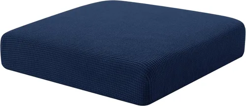 Miniatura 44 de Hokway Fundas de cojín elásticas para sofá Fundas de cojín para sofá Fundas de cojín de asiento de sofá Funda protectora de cojín(Chocolate, Mediano)