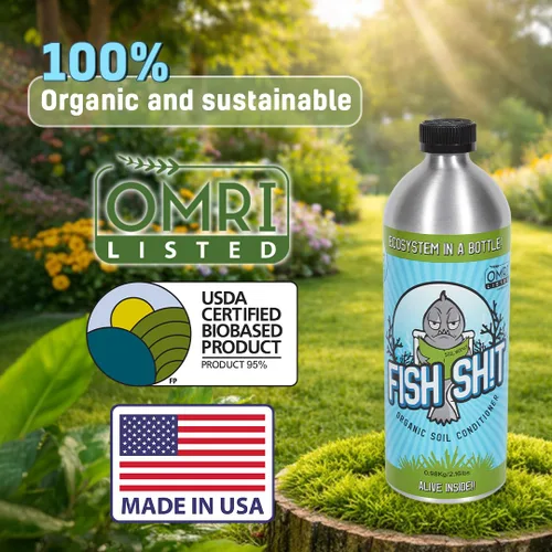 Miniatura 7 de Fish Head Farms - Acondicionador líquido orgánico de suelo, 1 litro, biología viva para plantas de interior y exterior, crecimiento de raíces
