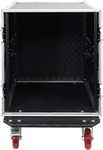 Miniatura 5 de Seismic Audio - 12 Space Pro Audio DJ Road Rack Case con ruedas - 12U Pro Tour Grade Rack
