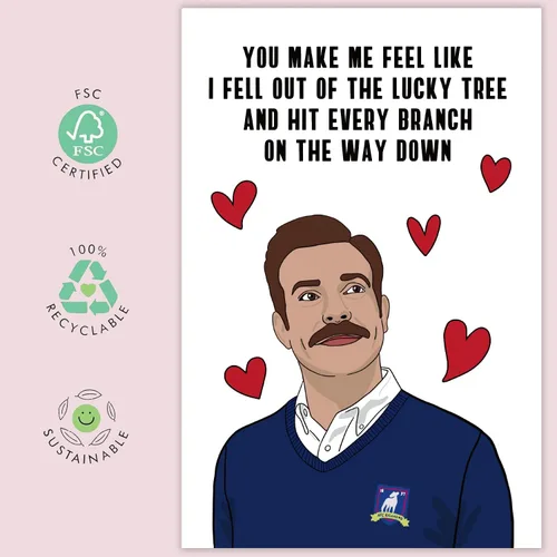 Miniatura 5 de UUEFKTN Divertida tarjeta de aniversario de árbol de la suerte, tarjeta romántica para el día de San Valentín para parejas, parejas, mujeres, #8