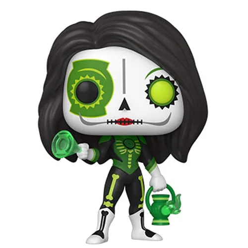Funko POP Pop! Heroes: Dia De Los DC - Linterna Verde (Jessica Cruz), Multicolor